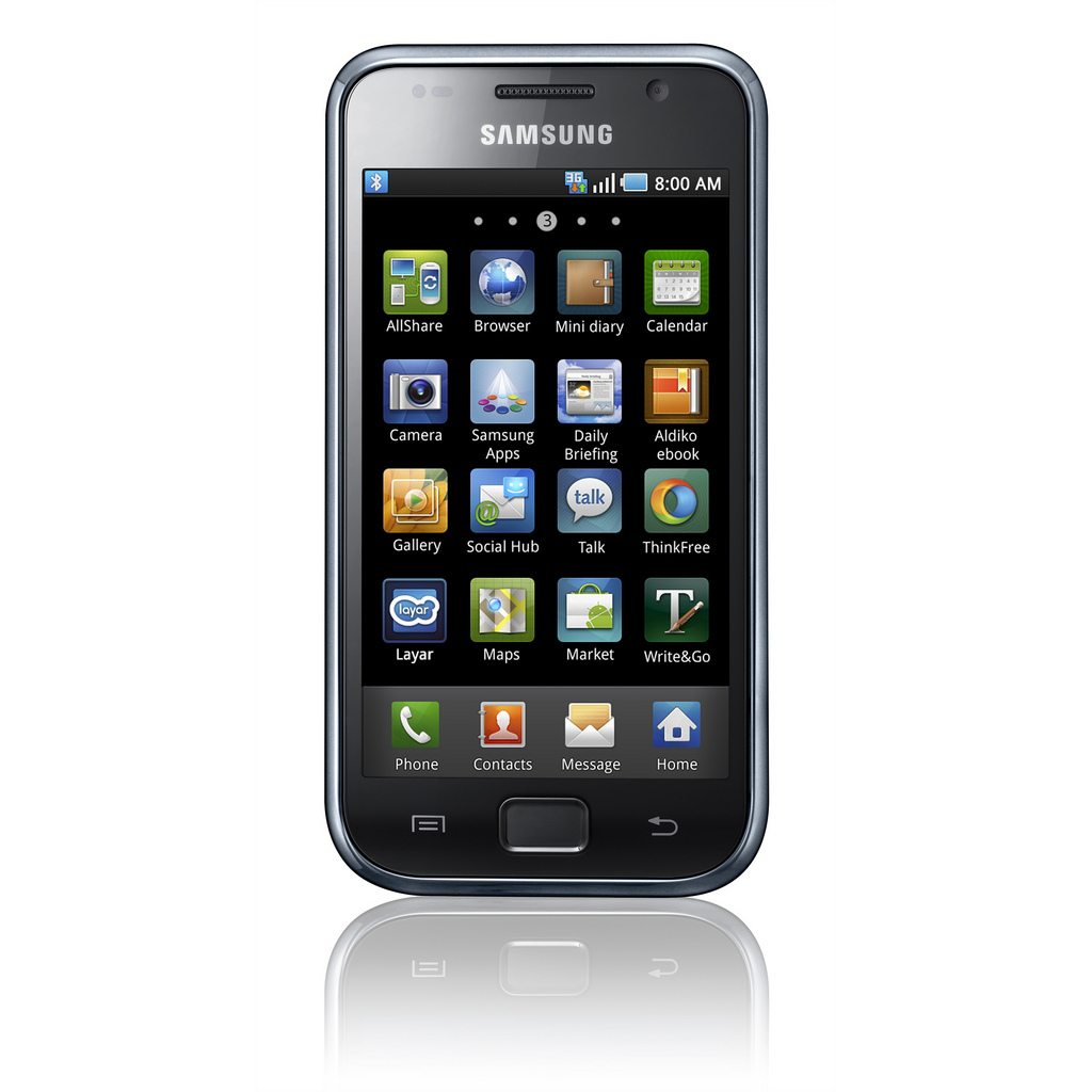 White Samsung Note Placed on Keyboard · Free Stock Photo